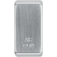 BG RRACBS-01 Grid Rocker Air Conditioning Brushed Steel