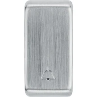 BG RRBELLBS-01 Grid Rocker Bell Brushed Steel