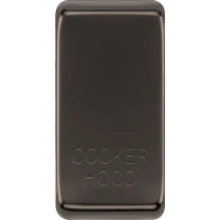 BG RRCHBN-01 Grid Rocker Cooker Hood Black Nickel