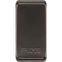 BG RRFDBN-01 Grid Rocker Fridge Black Nickel