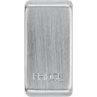 BG RRFDBS-01 Grid Rocker Fridge Brushed Steel