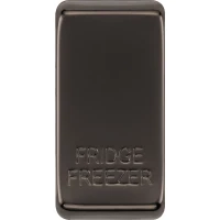 BG RRFFBN-01 Grid Rocker Fridge Freezer Black Nickel