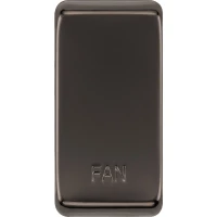BG RRFNBN-01 Grid Rocker Fan Black Nickel