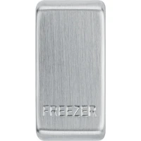 BG RRFZBS-01 Grid Rocker Freezer Brushed Steel