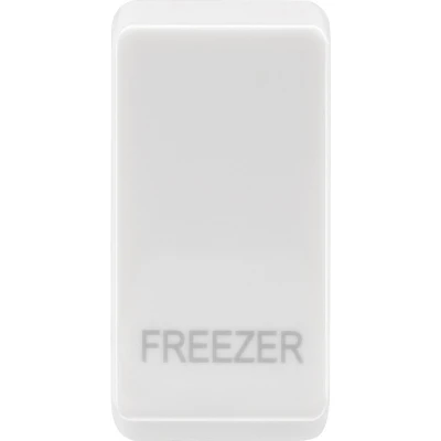 BG RRFZW Grid Rocker Freezer White