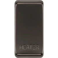 BG RRHTBN-01 Grid Rocker Heater Black Nickel