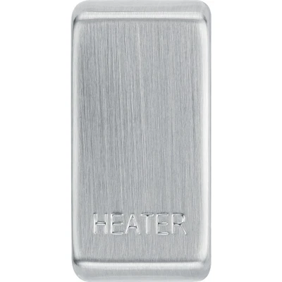 BG RRHTBS-01 Grid Rocker Heater Brushed Steel