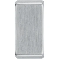BG RRUPBS-01 Grid Rocker Plain Brushed Steel