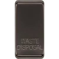 BG RRWDISBN-01 Grid Rocker Waste Disposal Black Nickel