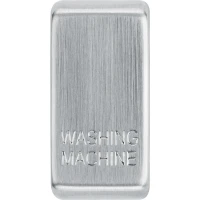 BG RRWMBS-01 Grid Rocker Washing Machine Brushed Steel
