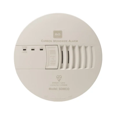 BG SDMCO Mains Powered Carbon Monoxide Detector Alarm 230VAC