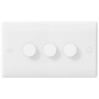 BG 883P Triple Dimmer Push Switch 3Gang 2Way 400W