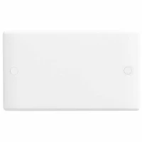 BG Nexus White Double Blanking Plate - 895