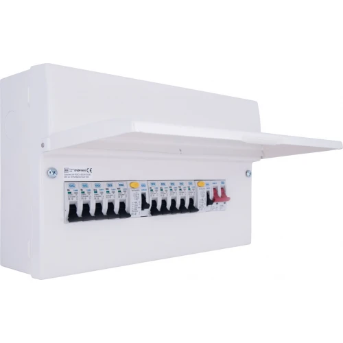 BG Metal Populated 10 Way Dual RCD Consumer Unit