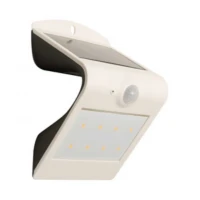 Luceco Solar Guardian Outdoor Wall Light White 1.5w LEXS30