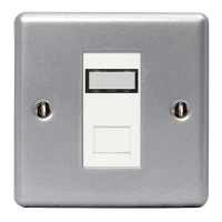 BG Nexus Metal Clad Single RJ45 Data Socket - MC5RJ451