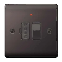 BG Nexus Black Nickel Switched Spur with Neon - NBN52
