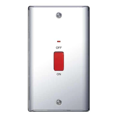 BG Nexus Polished Chrome DP Double Plate 45A - NPC72