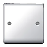 BG Nexus Polished Chrome Single Blanking Plate- NPC94