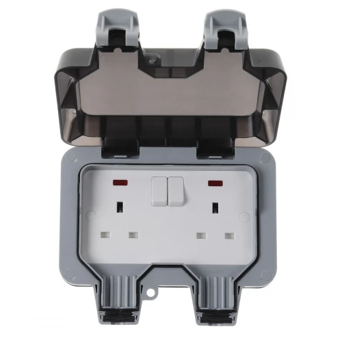 BG Nexus Storm Weatherproof Double Socket - WP22
