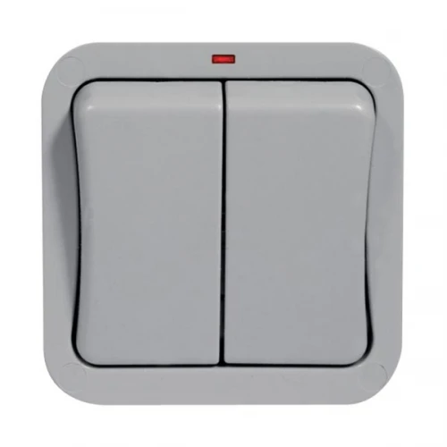 BG Nexus Storm Weatherproof Double Switch - WP42