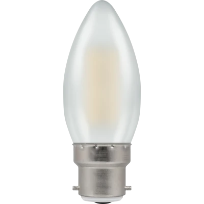 Crompton Filament LED Candle 4W BC-B22d Pearl