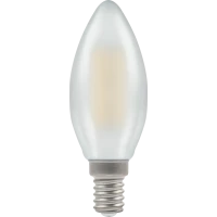Crompton Filament LED Candle 4W SES-E14 Pearl