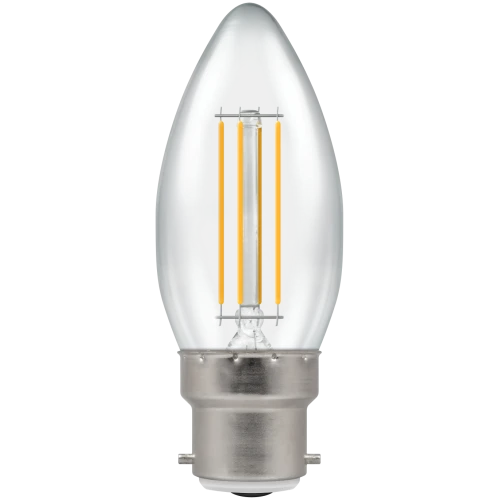 Crompton Filament Dimmable LED Candle 5W BC-B22d