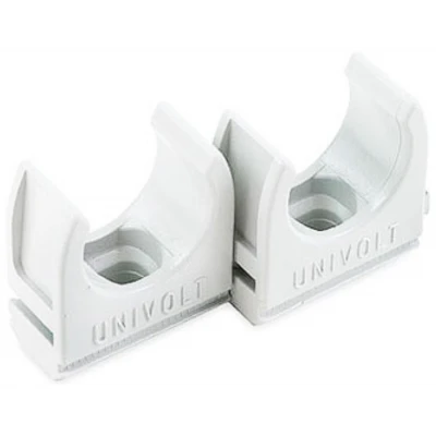 Univolt CL25WH Conduit Clip 25mm White