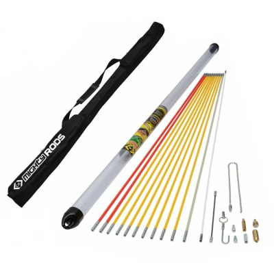 CK T5422 MightyRod Cable Super Rod Set 12m with Carry Case