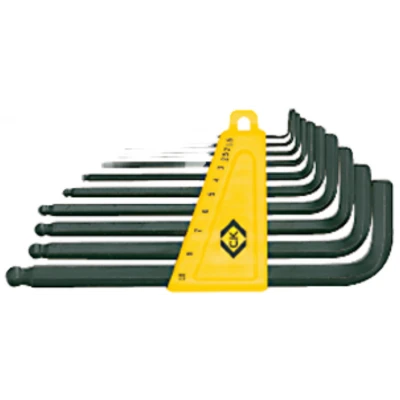 CK T4443M Ball End Hexagon Allen Keys Set 1.5-10mm