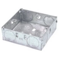 GreenBrook 116 Galvanised Back Box 1 Gang 16mm