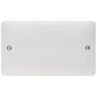 Hager Sollysta WMP2 Blanking Plate 2 Gang White
