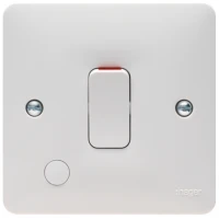 Hager Sollysta WMDP84FO 1 Gang Switch DP & Flex Out 20A