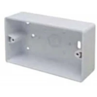 Marco MSB44R2 Surface Box 2 Gang Round Corners White