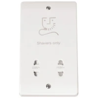 Click CMA100 Shaver Socket 115/230V