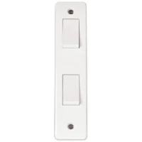 Click CMA172 Architrave Switch 2Gang 2Way