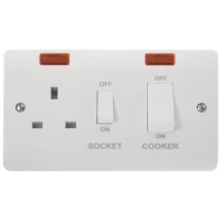 Click CMA505 Cooker Control Unit & Socket + Neon 45A