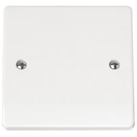 Click CMA060 Blanking Plate 1Gang White
