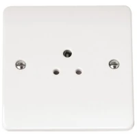 Click CMA039 Round Pin Socket 1Gang Unswitched 2A