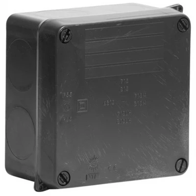 Wiska WIB1 Weatherproof Junction Box Black IP66 815N