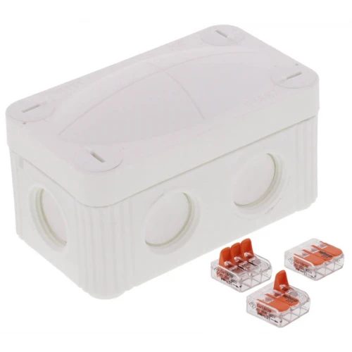 Wiska 10109902 Combi Junction Box 85x49x51mm White